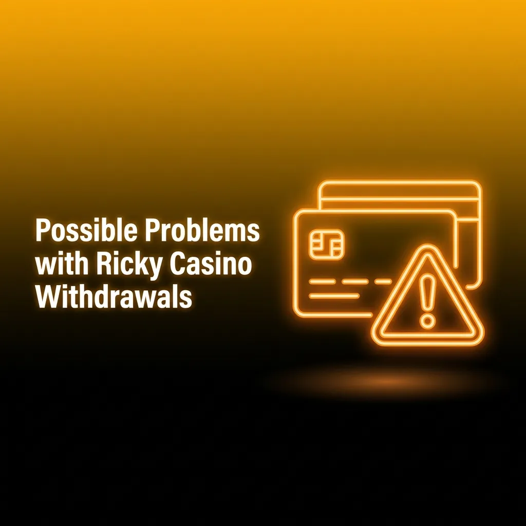 Ricky Casino withdrawal problems list showing delayed payouts, failed transactions, and verification issues with solutions
