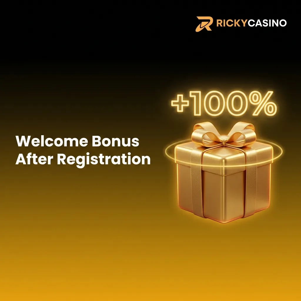 Ricky Casino welcome bonus breakdown showing five deposit tiers totaling AU$7,500 plus 550 free spins with wagering requirements